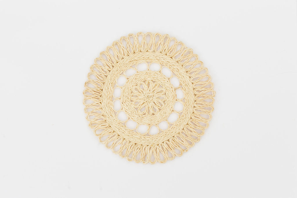 Handwoven Seagrass Placemat | Trivet | All Natural | 12 inches