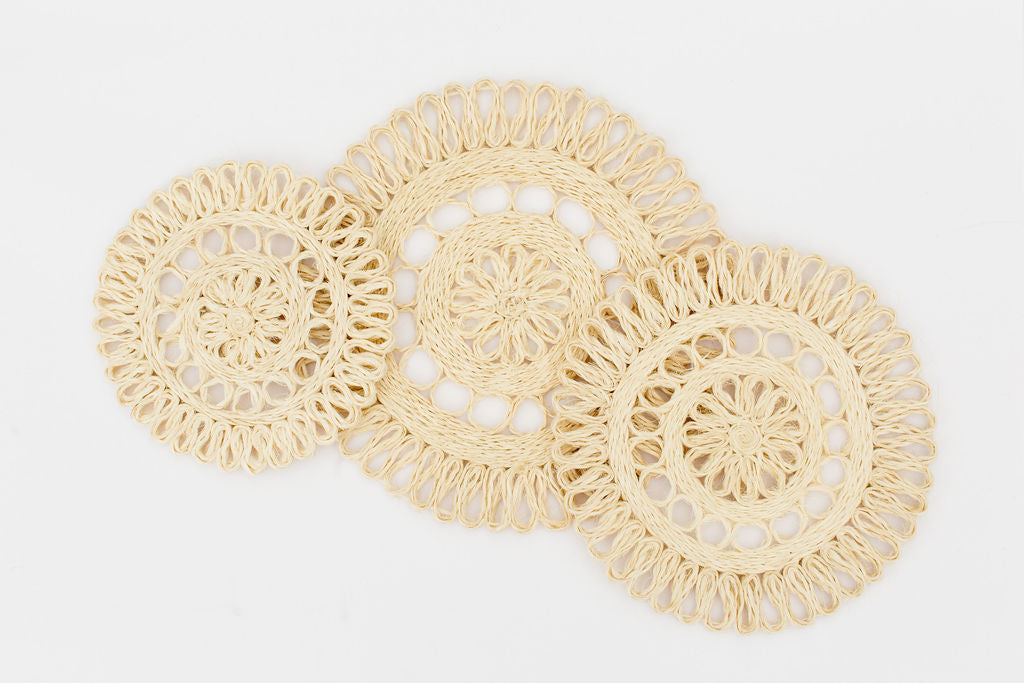 Handwoven Seagrass Placemat | Trivet | All Natural | 10 inches