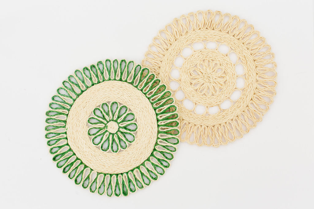Handwoven Seagrass Placemat | Trivet | All Natural | 12 inches
