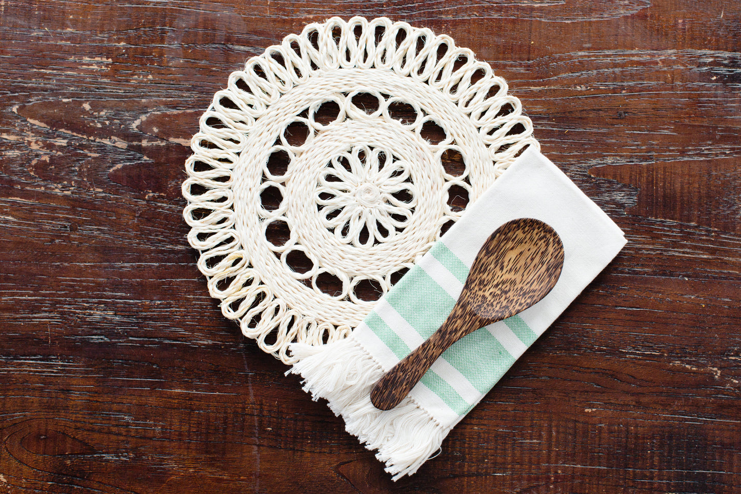 Wooden Palm Spoon | Short Handle