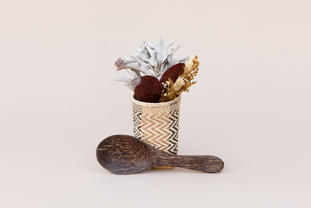 Desktop Pencil Holder + Short Spoon Gift Set