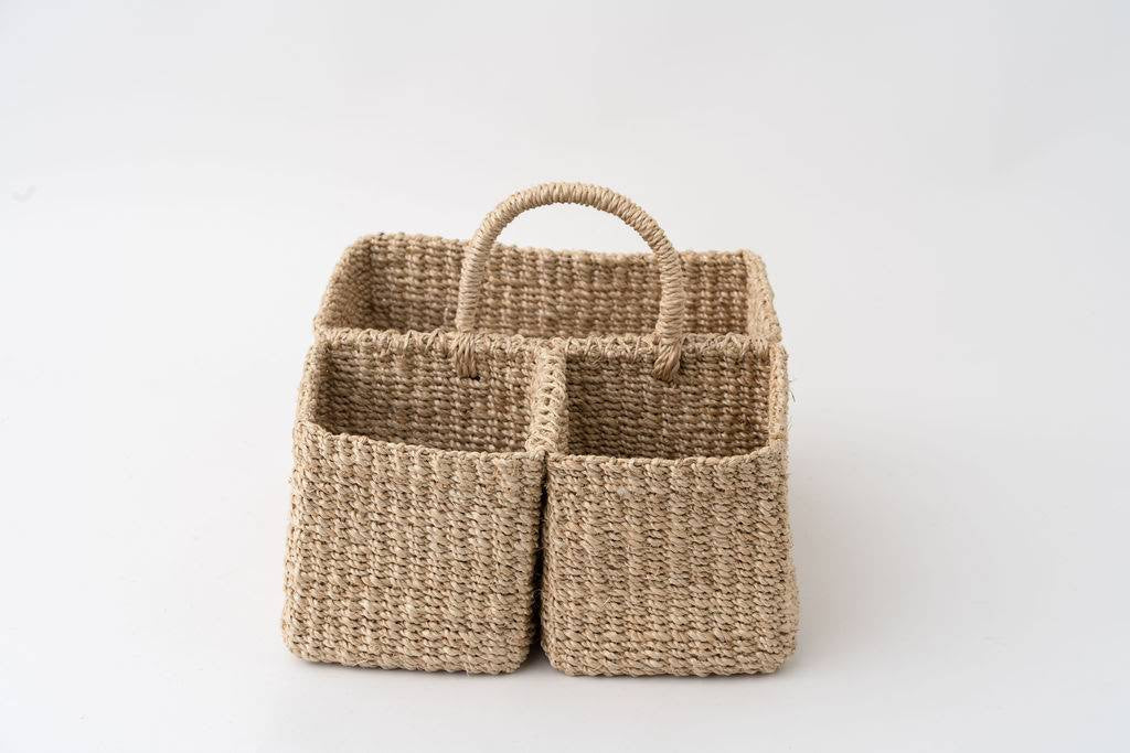 Abaca Handwoven Caddy Organizer