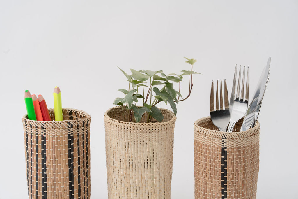 Pencil Holder | Desk Organizer | Woven Basket