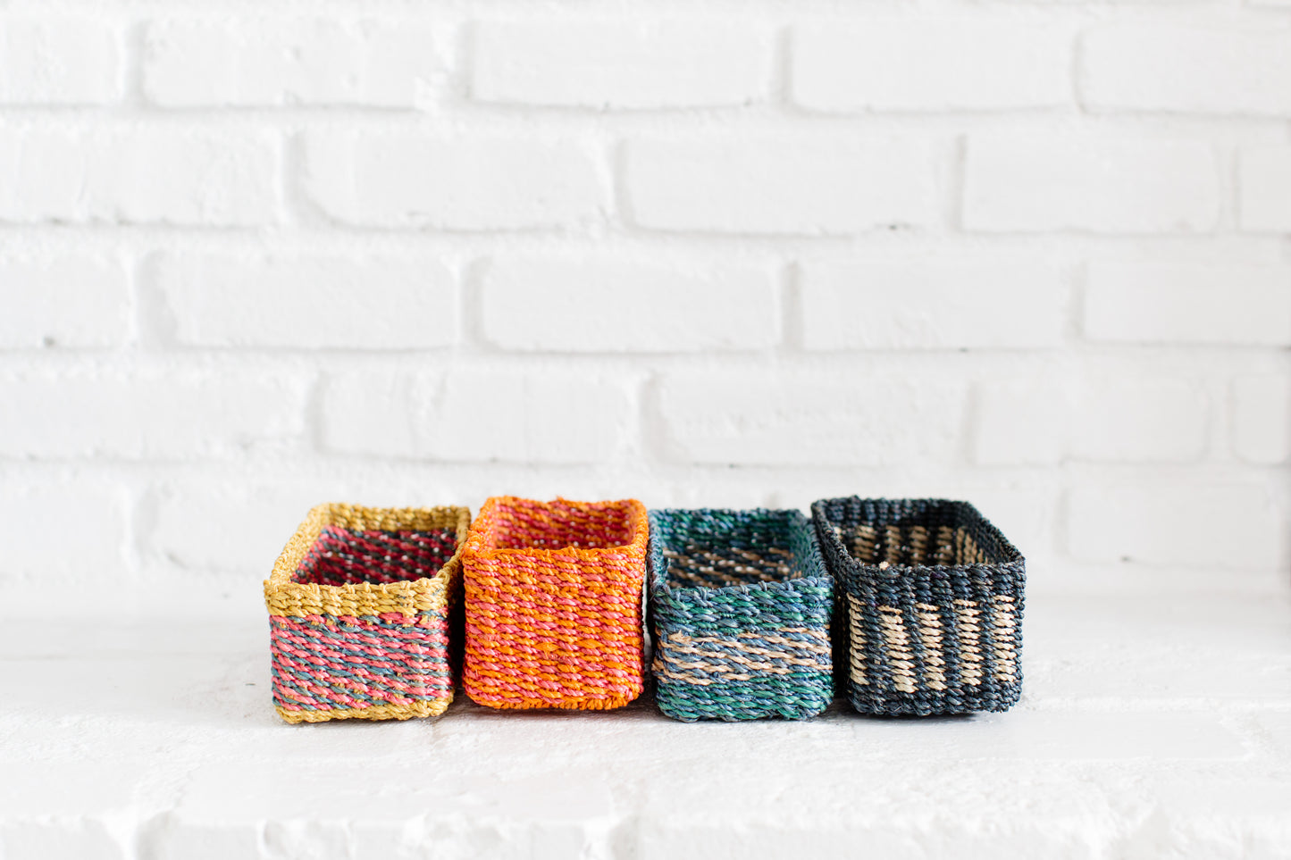 All Purpose Storage Tray | Green + Blue + Cream