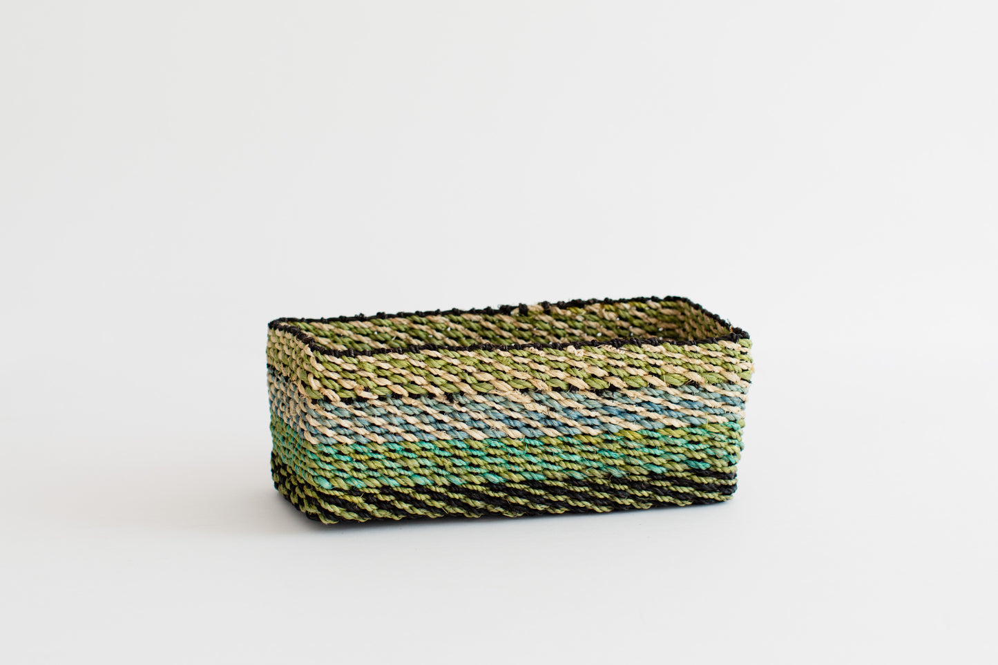 Abaca Storage Tray | Light Green