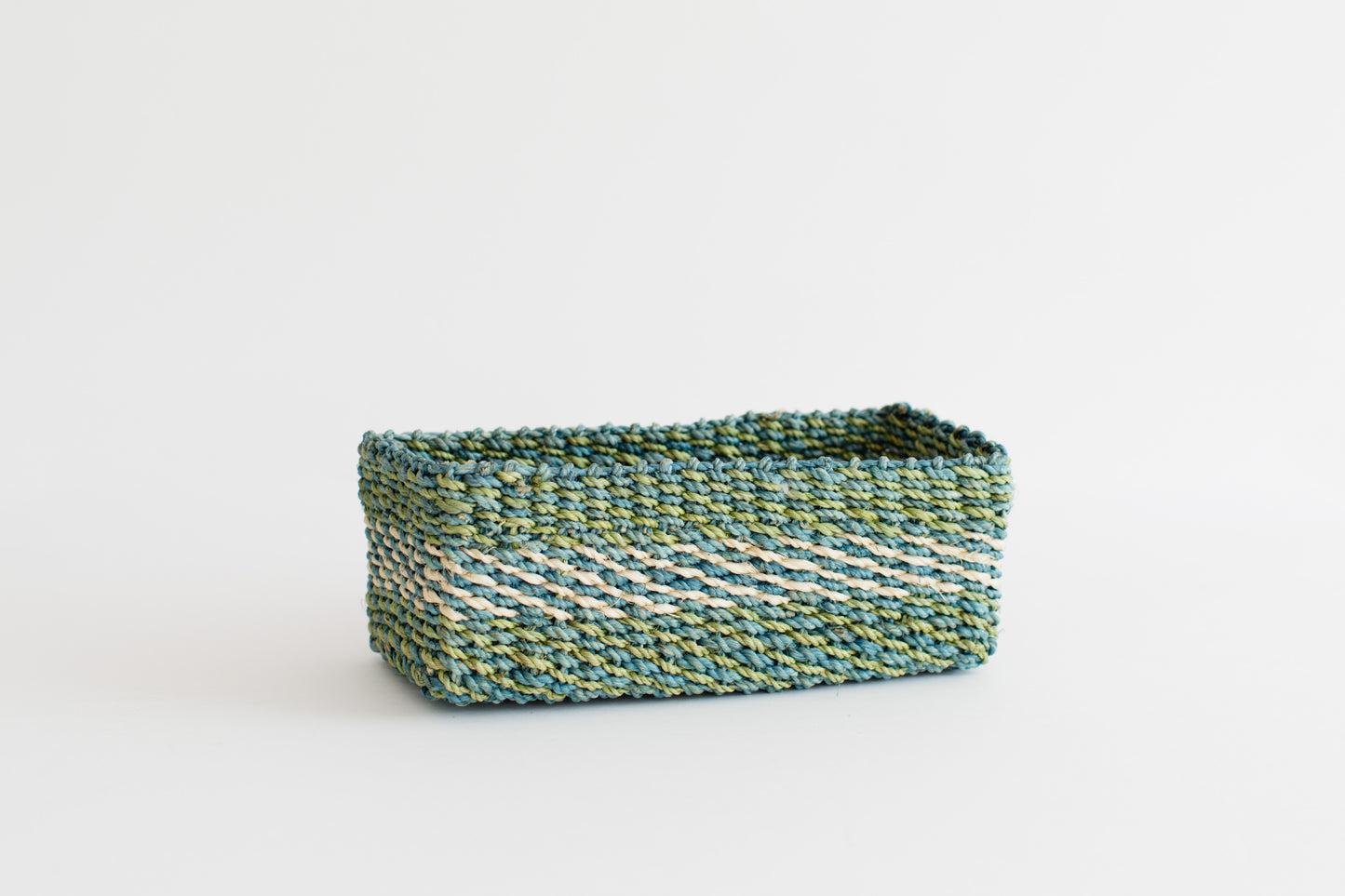 All Purpose Storage Tray | Green + Blue + Cream