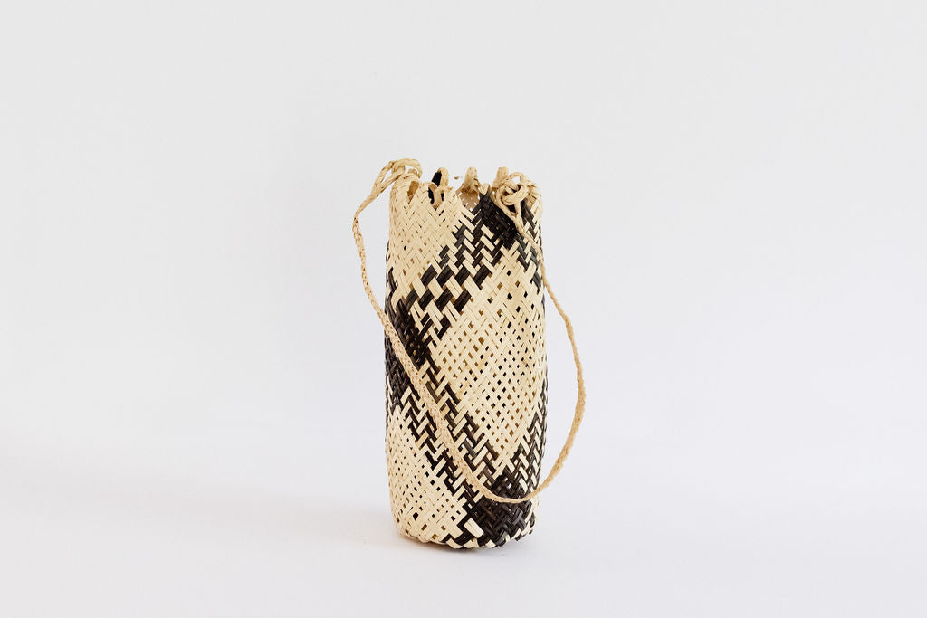 Woven Wine Tote | Water Bottle Holder