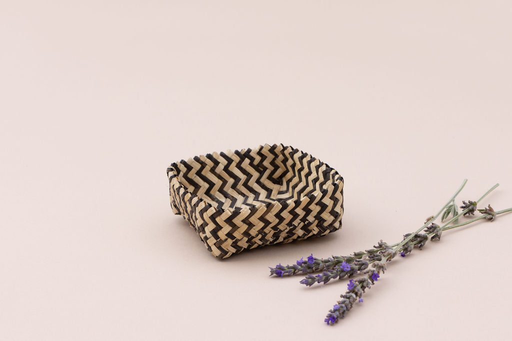 Square Rattan Woven Tray