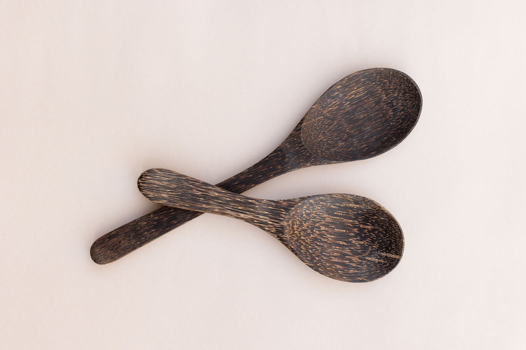 Wooden Palm Spoon | Long Handle