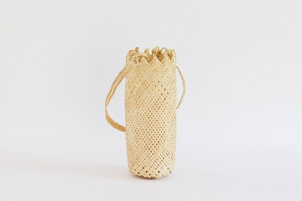 Woven Wine Tote | Water Bottle Holder